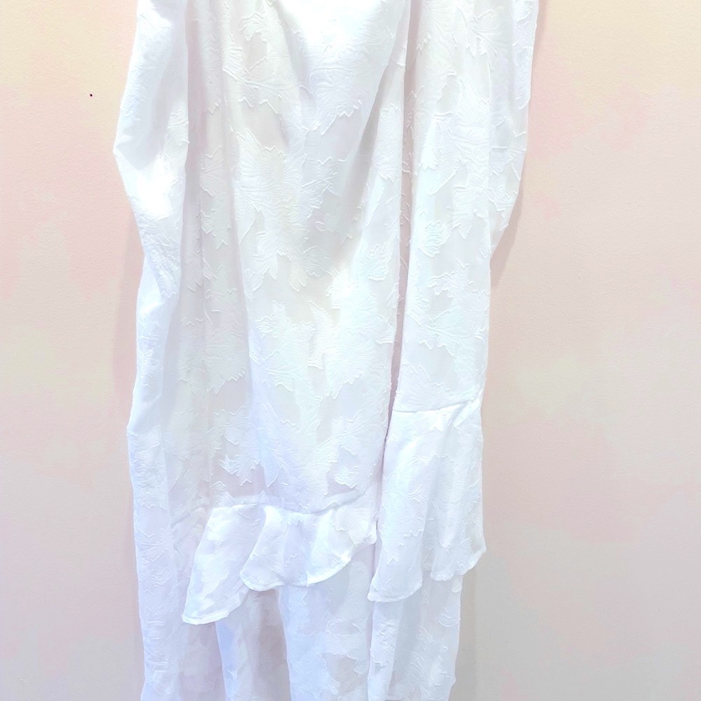 NWT SZ 24 Ashley Stewart Asymmetrical Lace Skirt